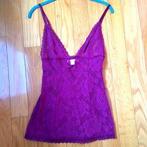 Victoria’s Secret XS purple sexy lace lingerie